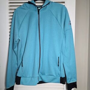 Blue Zip-Up Hoodie - Adidas
